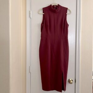 White House Black Market women’s red up dress